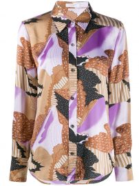 Equipment Sedienne abstract-print shirt Sedienne abstract-print shirt at Farfetch